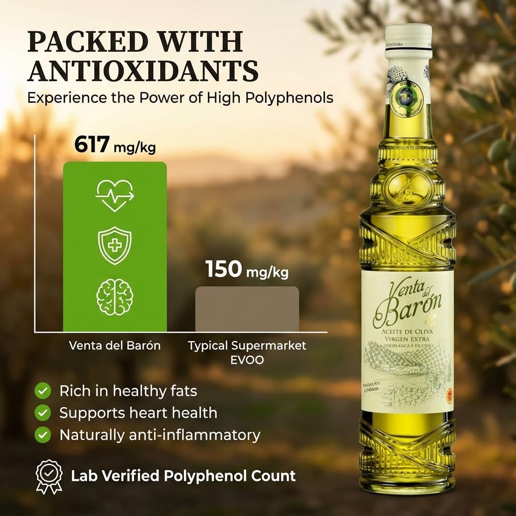 Extra virgin olive oil DOP Priego de Córdoba - 500 ml olive oil bottle