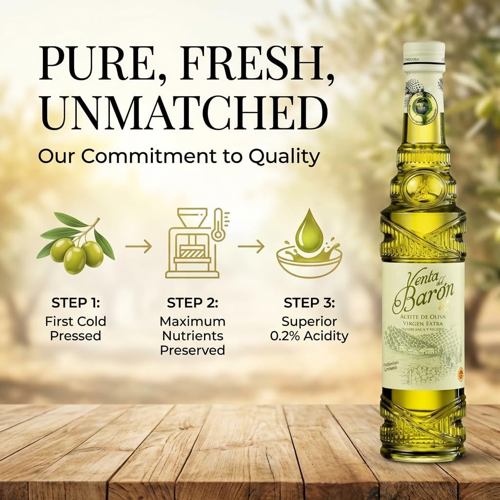 Extra virgin olive oil DOP Priego de Córdoba - 500 ml olive oil bottle
