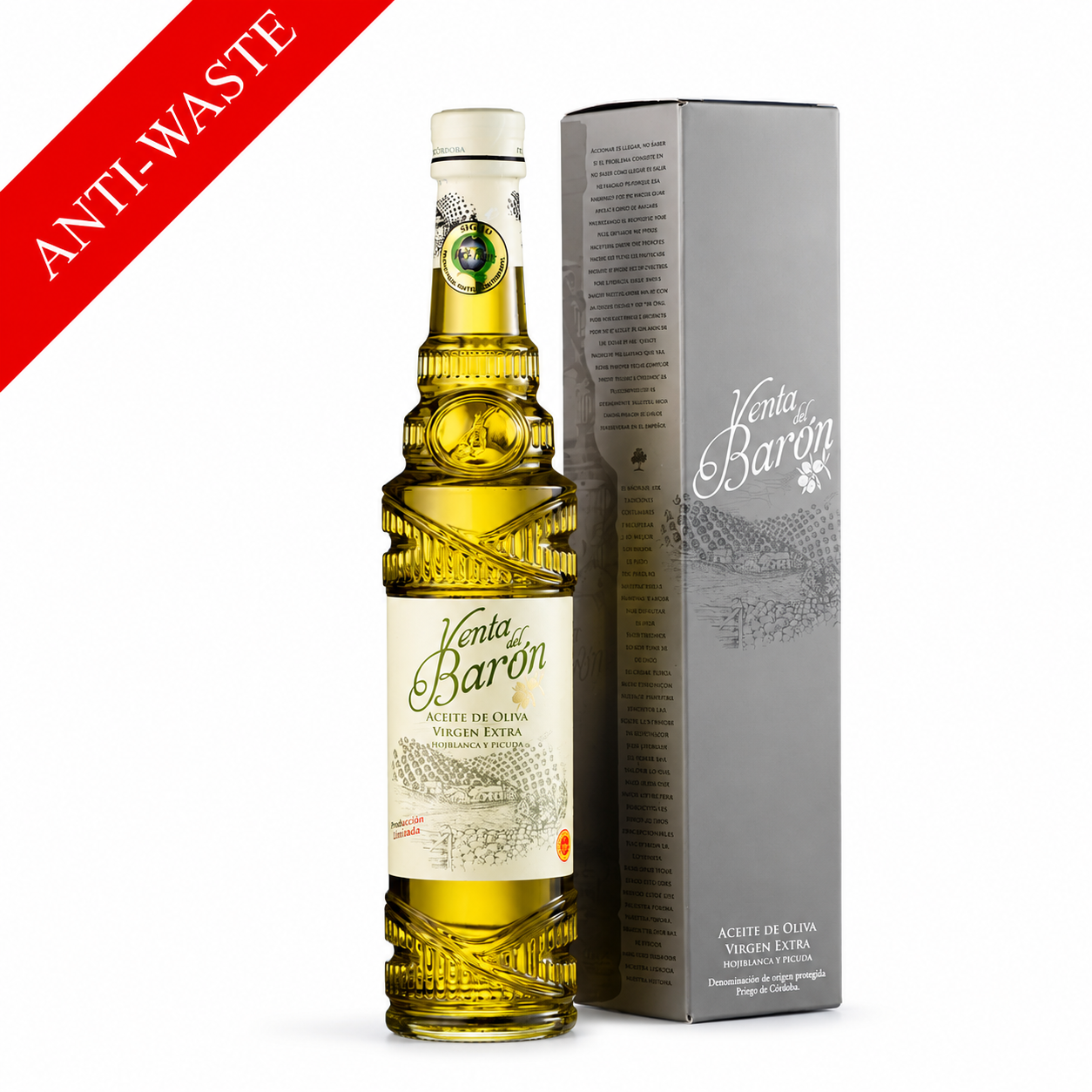 Ernte 2024/25 – Limitiertes Sonderangebot – Natives Olivenöl Extra DOP Priego de Córdoba – 500 ml