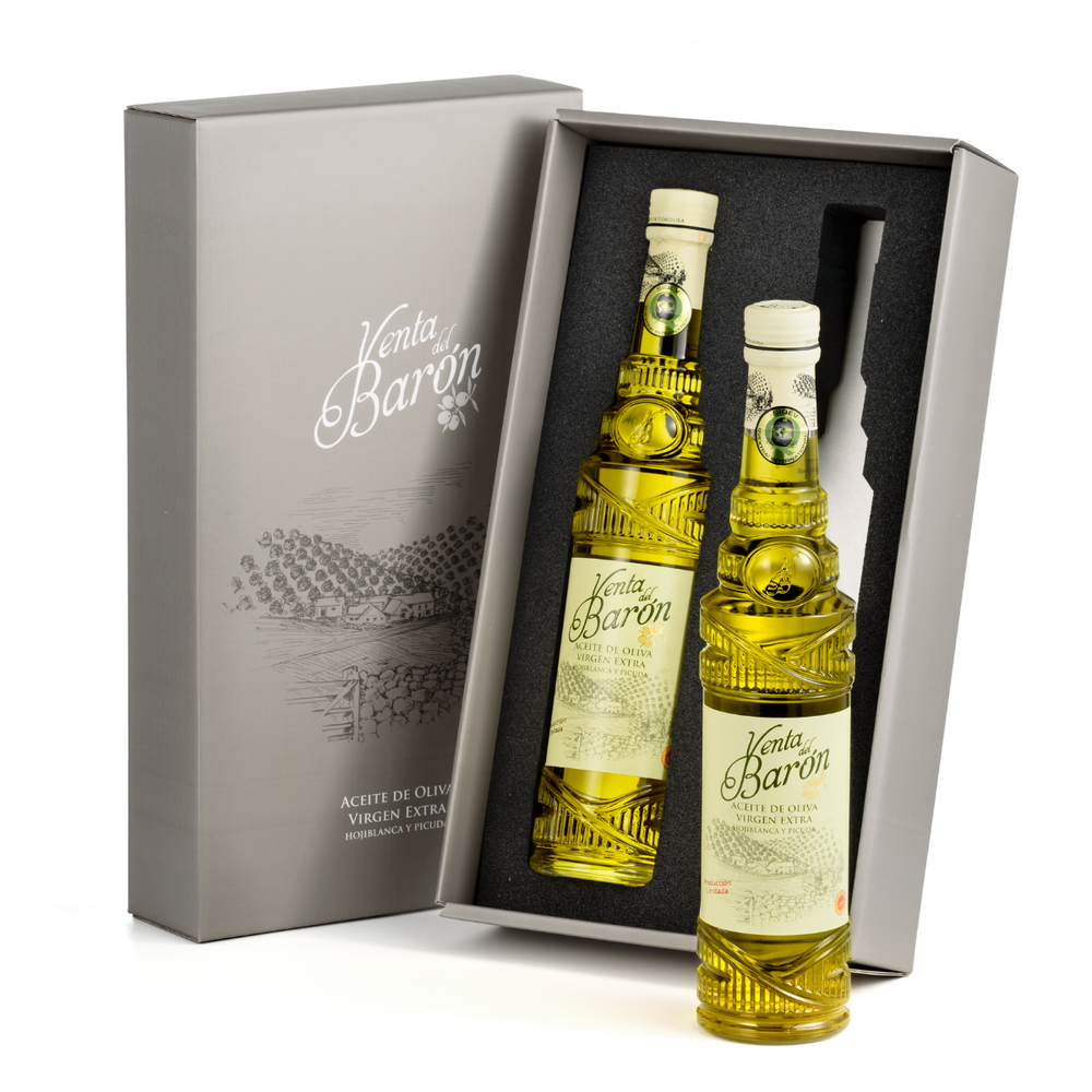 Spanish olive oil gift set DOP Priego de Córdoba - Olive oil 1 litre