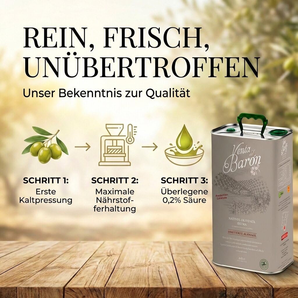 Natives Olivenöl extra DOP Priego de Córdoba - 2,5-Liter-Kanister Olivenöl