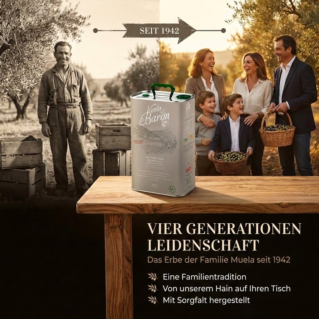 Natives Olivenöl extra DOP Priego de Córdoba - 2,5-Liter-Kanister Olivenöl