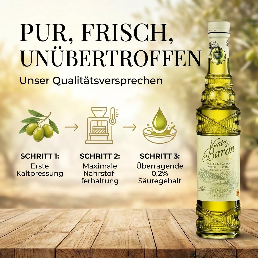 Spanisches Olivenöl Geschenkset DOP Priego de Córdoba - Olivenöl 1 Liter