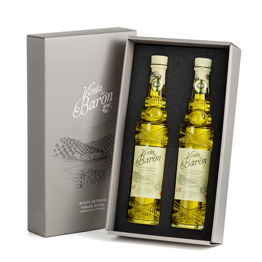 
                  
                    Spanisches Olivenöl-Geschenkset DOP Priego de Córdoba – Olivenöl 1 Liter
                  
                